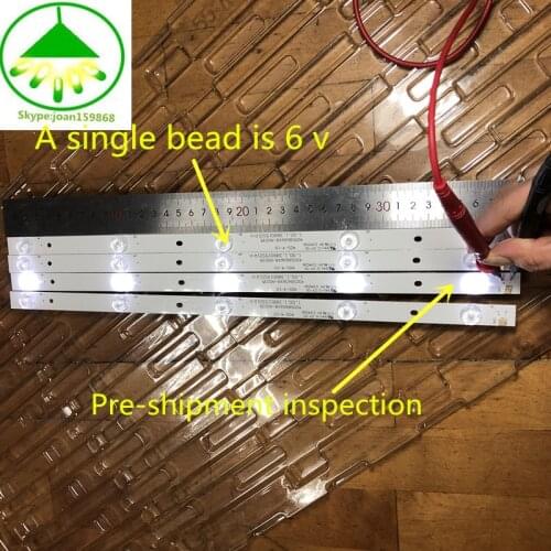 9 PCS/lot 100%NEW good quality LCD TV backlight bar FOR 400S8606X8-A0035 E34036 40S-4-10 1.00.1.388015S01R V1 94V-O DY-01