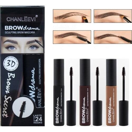 Mascara Professional Long Lasting Black Coffee Brow Mascara Eyebrow Gel Enhancer MA