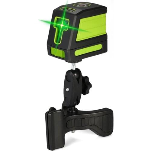 Self-Leveling 2 Lines Green Laser Level Professional Horizontal and Vertical Cross Line Leveling Laser Level Kit