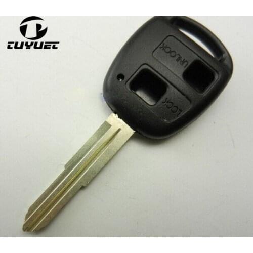 Replacement Key Case For Toyota Hiace 2 Buttons Remote Control Key Shell/key Cover With TOY41 Blade