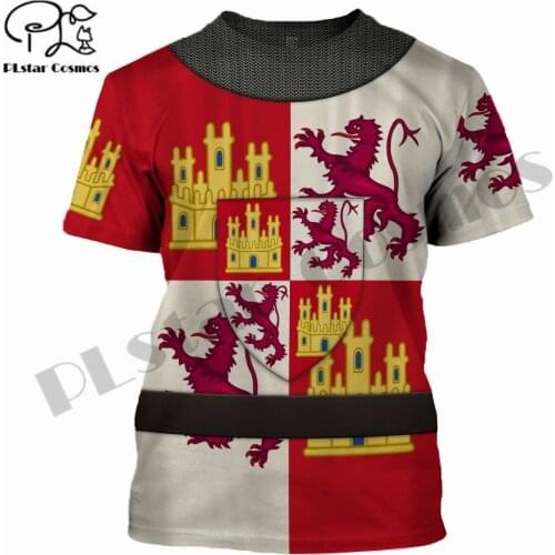 PLstar Cosmos 3DPrint Newest Warrior Knight Cosplay Art Unique Man/Woman Harajuku Streetwear Casual Funny T-Shirt Short Sleeve 2