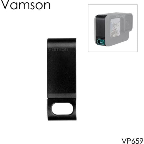 Vansom Rechargeable Mobile Protection for GoPro Hero 9 Side Cover Accessories with Large Host Bag for GoPro9 VP659D