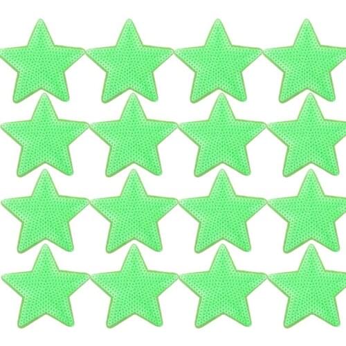 10PCS Wholesale Cartoon Sequins Star Patches On Clothes Applique Iron On Embroidered Patches For Clothing Stickers DIY Badges
