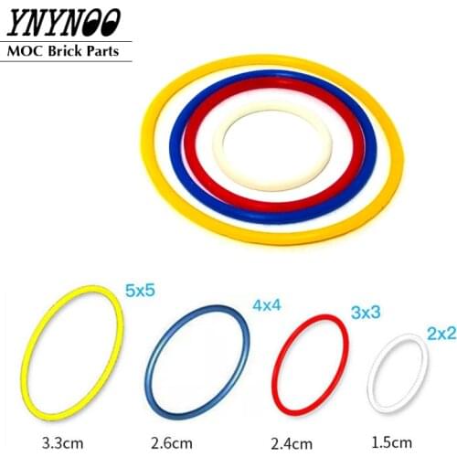 20Pcs/lot High-Tech Rubber Band 2x2 3x3 4x4 5x5 Building Block Part Toy x71 x37 x89 x90 Compatible with EV3 85544 45544