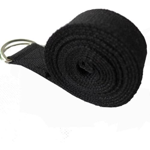 2020 New Yoga Stretch Strap D-Ring Belt Waist Leg Fitness 180CM Adjustable outdoor equipment #0329