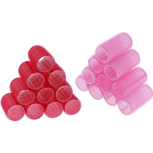 20x Plastic Hair Roller Curling Curls Bangs Roller Hairdressing Curlers