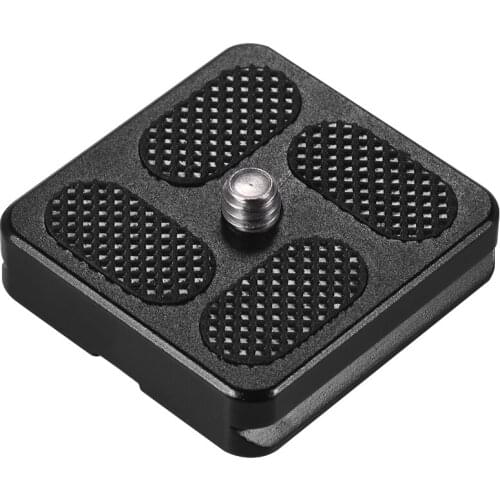 40*38mm Size Aluminum Alloy Universal Quick Release Plate D-40T QR Plate with 1/4 Inch Screw for Arca Swiss Benro Monopod Tripod