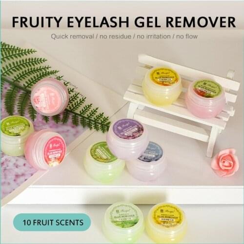 5/15g Eyelash Glue Remover Fruit Flavour Eyelash Extension Glue Remover Cream Safe Non-irritating Makeup Tools TSLM1