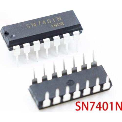5pcs/lot SN7401N SN7401 7401 DIP-14