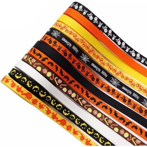 L5YA Gifts Package Wrapping Hair Bow Clip Accessory Making Holiday Halloween Ribbon