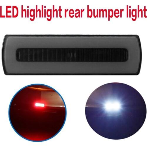Car LED Double Color Strobe Warning Tail Light Pilot Light Safety Warning Light Rear Bumper Light Third Brake Light