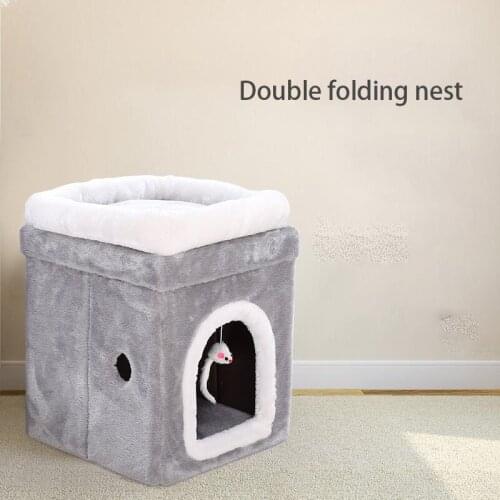 Cats House Cat Climbing Frame Cat Litter Cat Bed Four Seasons General Cat Supplies Pet Litter Cat House Deep Sleep Cat House