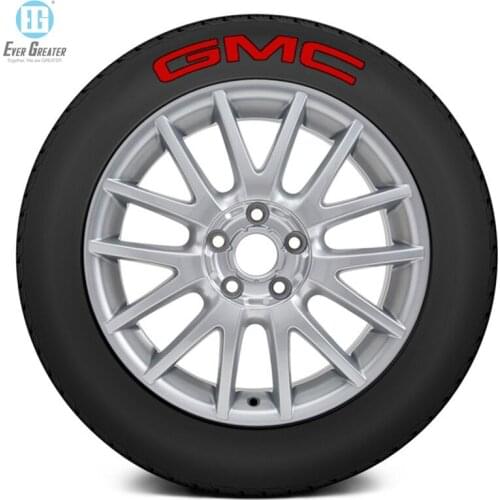 Customized Hot Sale Car Universal Tire Sticker Letter Rubber Tire Sticker