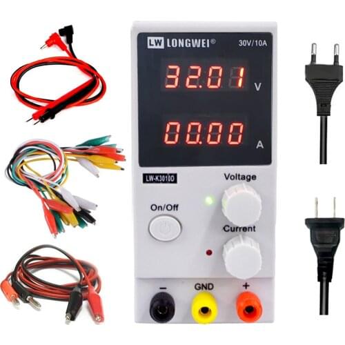 K3010D dc power supply 4-digit display repair Rework Adjustable power supplylad lad switch power 30V10A laboratory power supply
