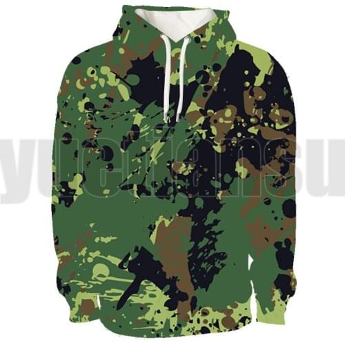 Camouflage Hoodies Plus Size Sweatshirt Men Hip Hop Cotton Tracksuit Sweatwear Male Camo Hoody Military Women Outdoor Hoodie