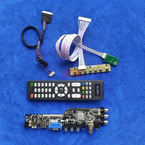 Kit VGA USB AV DVB HDMI-compatible Signal digital 1366*768 Matrix drive board For CLAA156WB11A/CLAA156WB13A LED LCD LVDS 40 Pin
