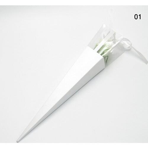 Kraft Paper Bags Flower Box with Handle Waterproof Bouquet Florist Gift Packing Bags Party Decoration Valentines Day Rose Boxes