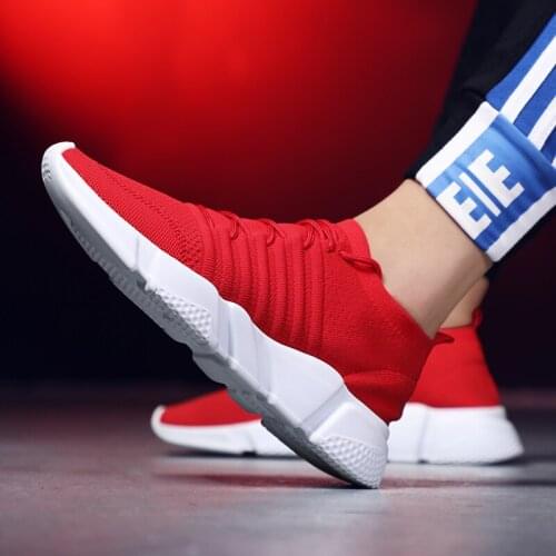 Sport shoes Men Running Shoes Outdoor Sport Shoes Lace-Up Trainers Rubber Soft Bottom Breathable Brand Sneakers for Male