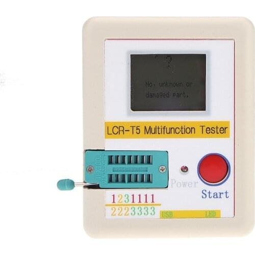 LCR-T5 graphical multi-function tester capacitor + inductance + resistor + SCR + transistor diode + mos