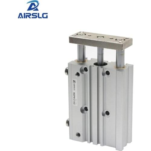 MGPM bore 32 40mm stroke 10-150mm Compact guide cylinder Thin Three axis air pneumatic cylinder with guide rod MGPM32-50Z 40-25Z