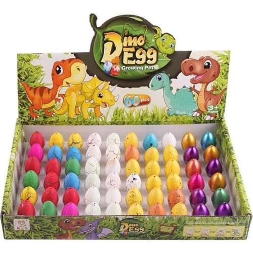 Cute Magic Hatching Growing Dinosaur Eggs Novelty Gag Toys For Child Kids Educational Toys Gifts Add Water Growing Dinosaur
