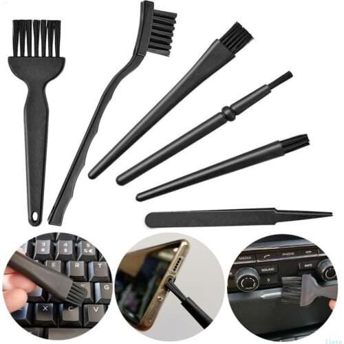 6-Piece Set Of Anti-Static Brushes Tweezers, Cleaning Supplies For Digital Products Such As Keyboards Notebooks Cameras etc