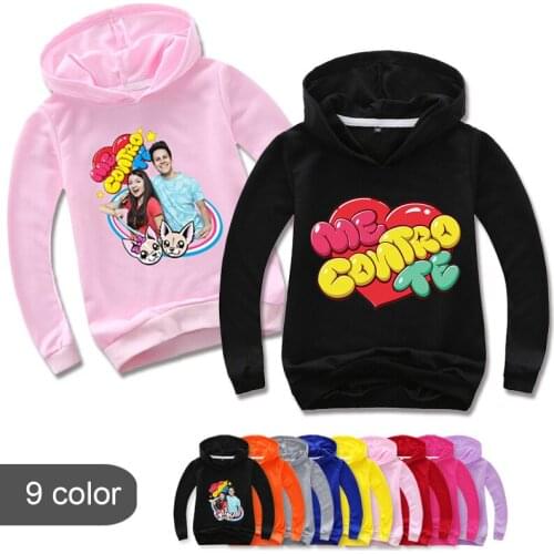 Baby Boy Clothes Kids Hoodies Me Contro Te Fashion Toddler Sweatshirt Cotton Baby Boy Outfit Roupas Hoodies for Girls Teens
