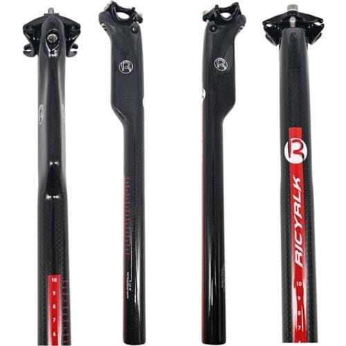 Carbon fibre bike seatpost new ultralight mountain road bike bicycle seatpost saddle seat post seat tube bike parts