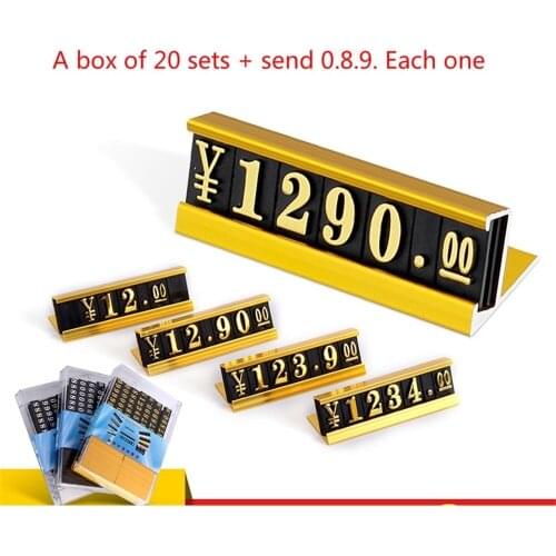 Commodity Price Card Stand Jewelry Price Holder Tag Stand Mobile Phone Price Talker Aluminum Label Frame Sign Card Holder Rack