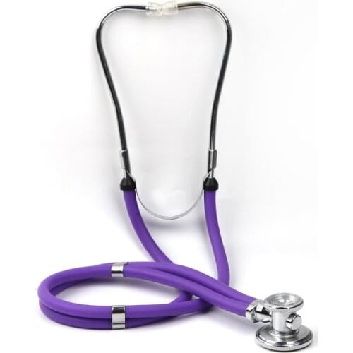 Professional Double Head Double Tube Medical Stethoscope Multifunctional Long Soft Tube Stethoscope 6 colors Medical Device