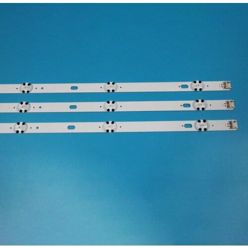 New 15 PCS/lot 7LED 830mm LED backlight strip for LG 43LJ5500 43UJ6300 43UJ634V LC43490062A LC43490063A LC43490064A LC43490060A