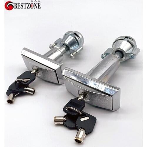 Free shipping Vending machine locks snack vending machine T handle & lock with 3 key, Overall Length: Approx. 150mm/5.91inch