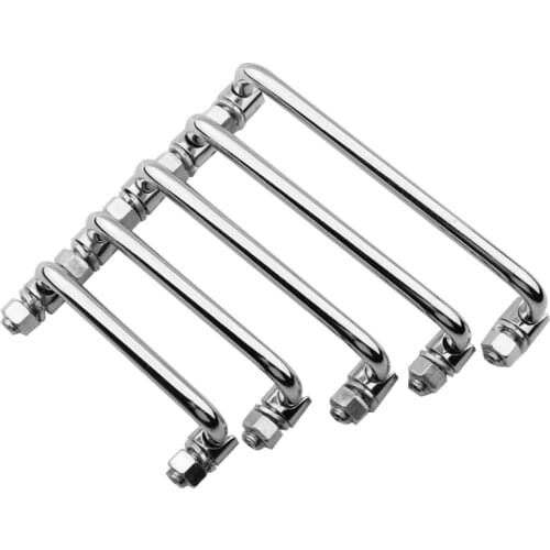 1Pcs U-Shape 304Stainless Steel/Carbon Steel Grip/Movable Folding Handle Industrial Distribution Box,Iron Cabinet Handle