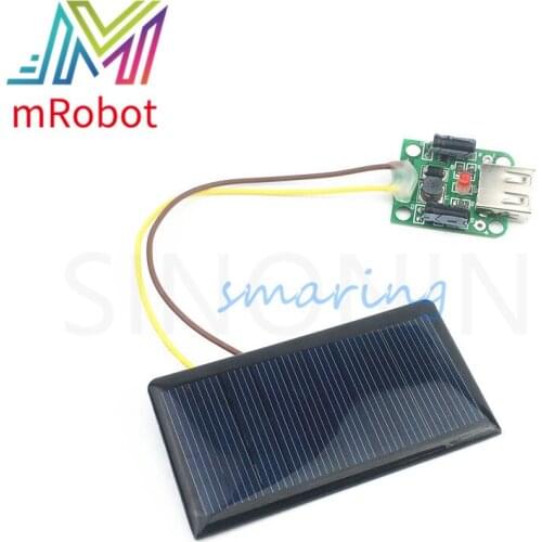 USB Output Solar Pane Exploration of DIY USB Solar Charger Assembled Toy Steam Educaiton Kits
