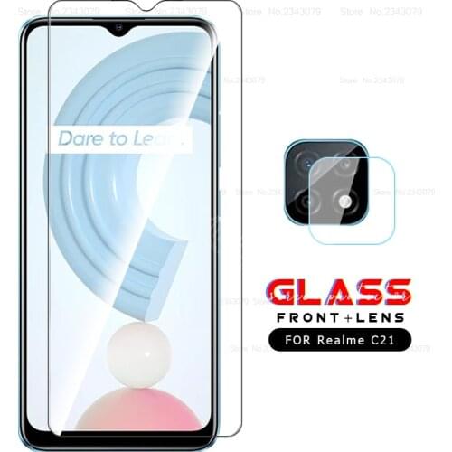 Protective glass for realme c 21 camera lens screen protector For oppo realme c21 c 21 realmi 21c realmec21 tempered glass film