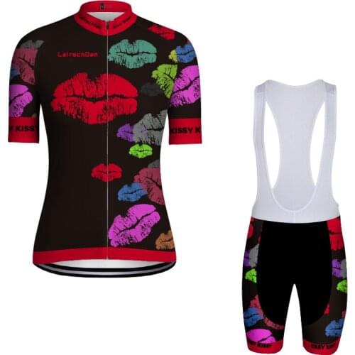 SPTGRVO 2020 Women Short Sleeve Jersey Set MTB Cycling Clothing Summer Road Bike Clothes lady Team Triathlon Uniform Breathable