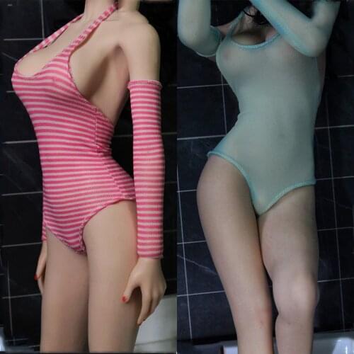 1/6 Womens Figrue Clothes Sexy Swimsuit Bikini Bodysuit Sling for 12 Inches TBLeague Jiaou Action Figures Clothes