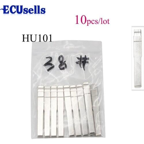 10pcs/lot, Remotes Flip Blade 38# for KD Remote, HU101 blade for Ford Focus Mondeo CMAX FIESTA GALAXY