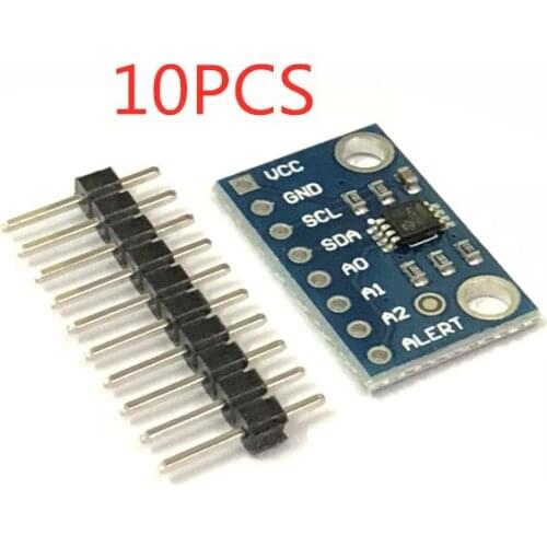 100% New 10pcs MCU-MCP9808 High Precision I2C Temperature Sensor high quality