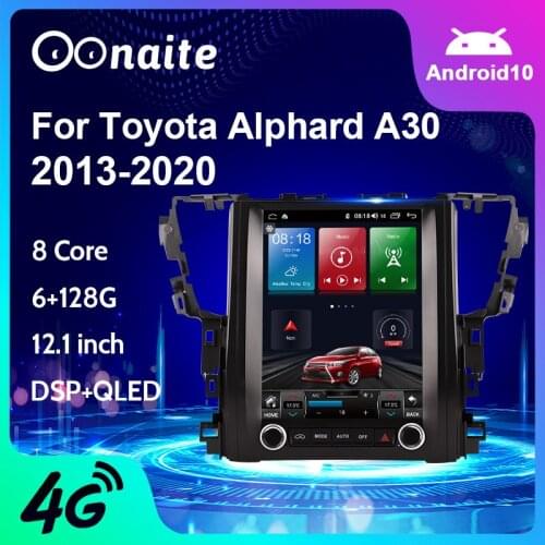 128G Android10 PX6 DSP For Toyota Alphard A30 2013-2020 Car DVD GPS Navigation Auto Radio Stereo Carplay Multifunction HeadUnit