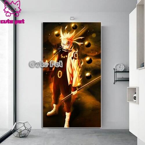 5D Diamond Painting DIY cross stitches Classic anime full drill Character Gift Embroidery Ninja Home Decor Diamond Mosaic large