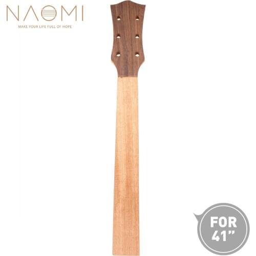NAOMI 41'' Guitar Neck Acoustic Guitar Neck Guitar Luthier Tool DIY Guitar Replacement Parts Accessories New