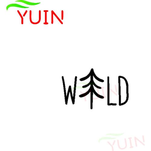 Wild Adventure Car Sticker Art Style Decal Cars Accessories Fashion Personality Body Window Bumper Decoration Waterproof Decals