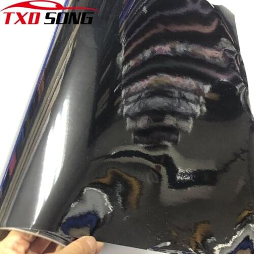 Cay styling high stretchable Black Chrom Mirror Vinyl Wrap Film Sticker Sheet emblem Car Bike Motor Body Cover Mirror black film