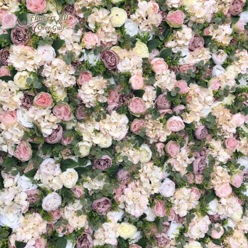 DIY Artificial Flowers Wall Panels Wedding Decoration Fake Flower Wall Wedding backdrop Home Decor GY787 3D