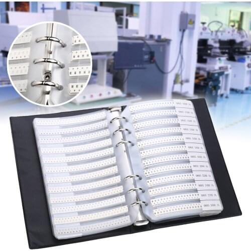 4250pcs Resistor Sample Book 0ohm -10M 170 Values 0805 1% SMD SMT Chip Resistors Assortment Kit Sample Book