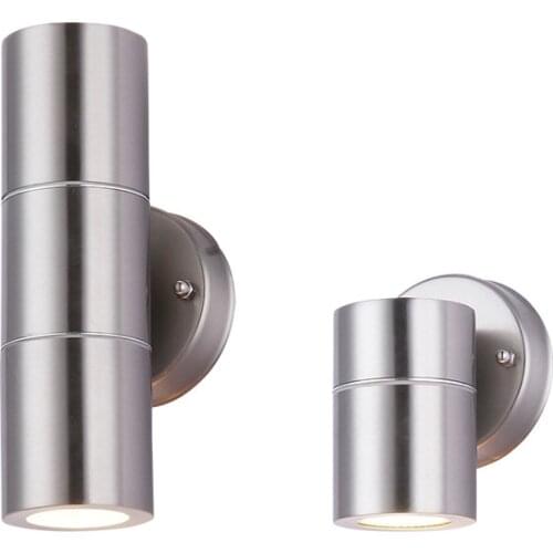Outdoor Lighting Wall Lamp ModernFashion Stainless Steel Wall LED Light Fixtures Patio Arandela Mirror Lights Aplik Lamba