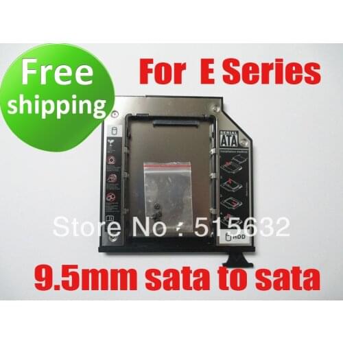 New SATA 2nd HDD caddy adapter for DELL E Series Latitude E6400 E6500 9.5mm