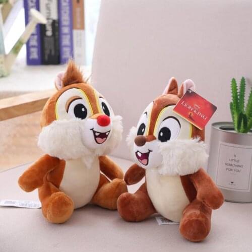 20cm Chip 'N' Dale Rescue Rangers Plush Disney The Lion King Toys For Boys Kids Dolls Girls Squirrel Toy Animal Birthday Gift