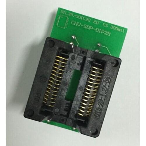 Dil28 / Soic28 ZIF 300mil Burner Adapter Programming Stand Elnec Special Stand